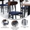 Flash Furniture Blue Vinyl Seat Dining Chair with Walnut Wood Back XU-DG6V5BLV-WAL-GG - alternate 5